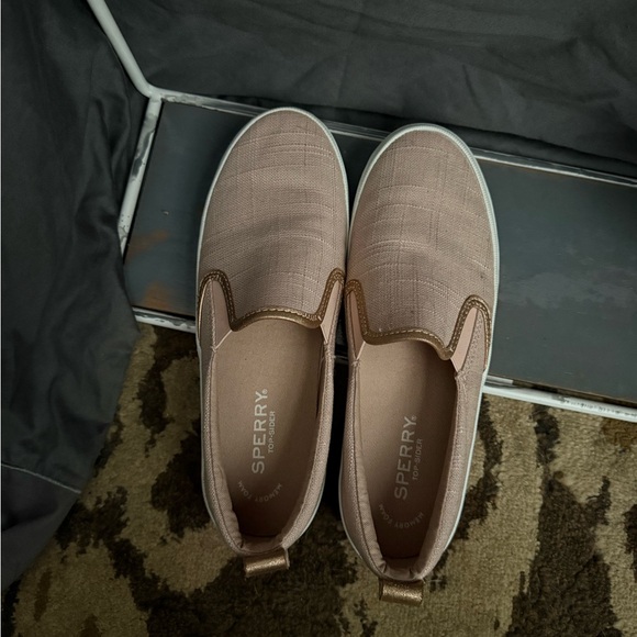Rose gold Sperry top sider 7W - Picture 5 of 6